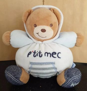 Ours doudou boule peluche 🧸
