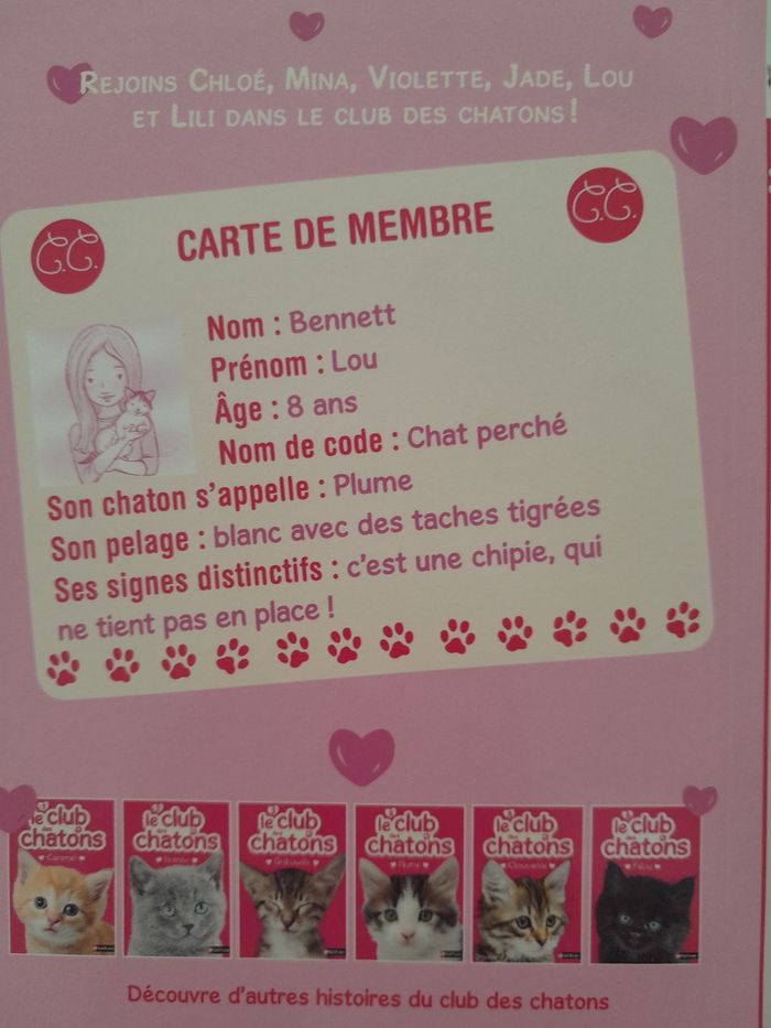 Lot 4 livres le club des chatons - photo numéro 6