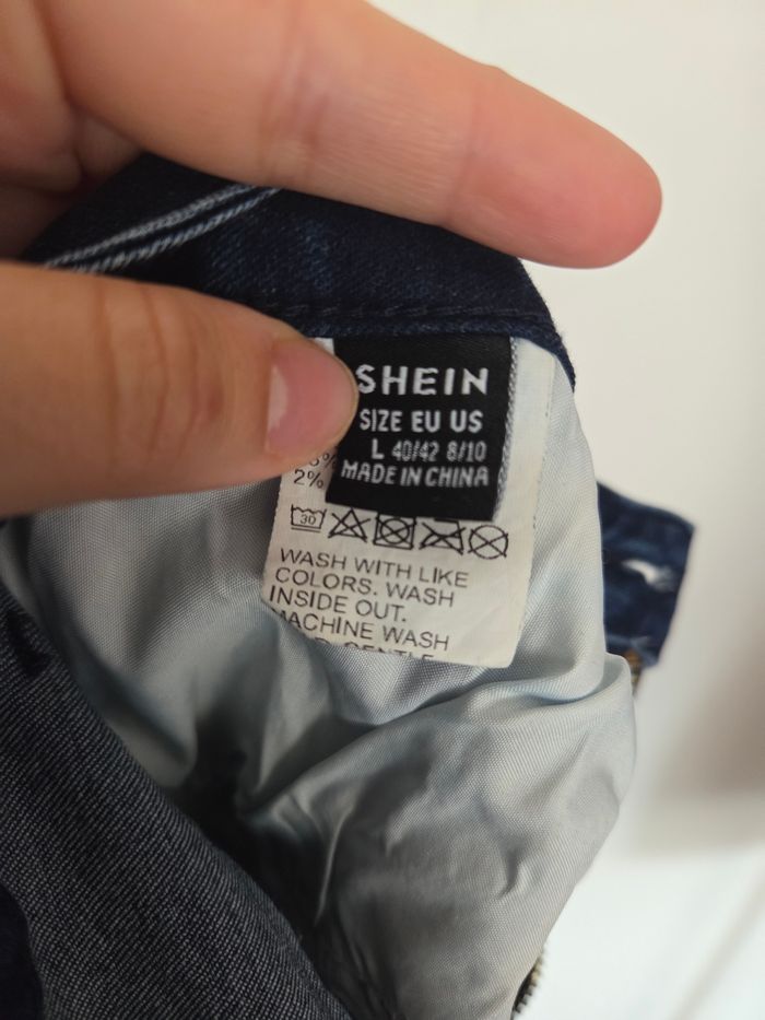 Jean bleu évasé - taille 40 42 - Shein - photo numéro 4