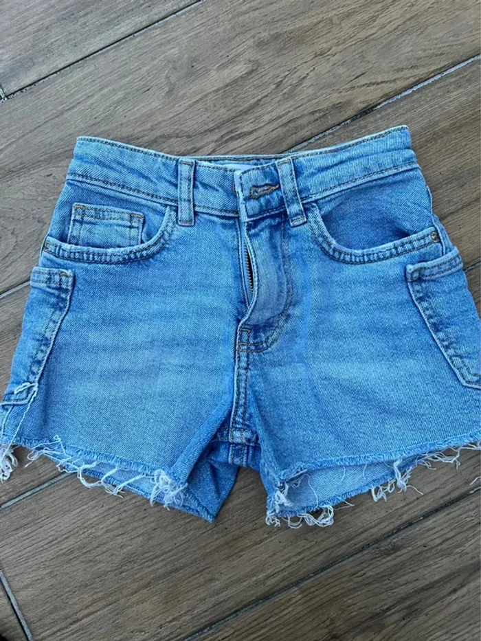 Short en jean fille