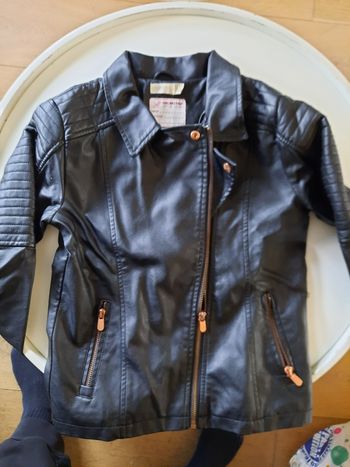 Veste en cuir filles