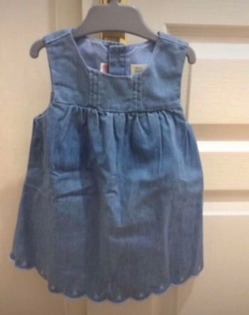 Robe en jeans, 9-12 mois, Zara