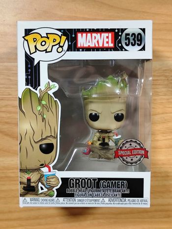 Funko Pop Marvel – Groot (Gamer) N°539 – Special Edition