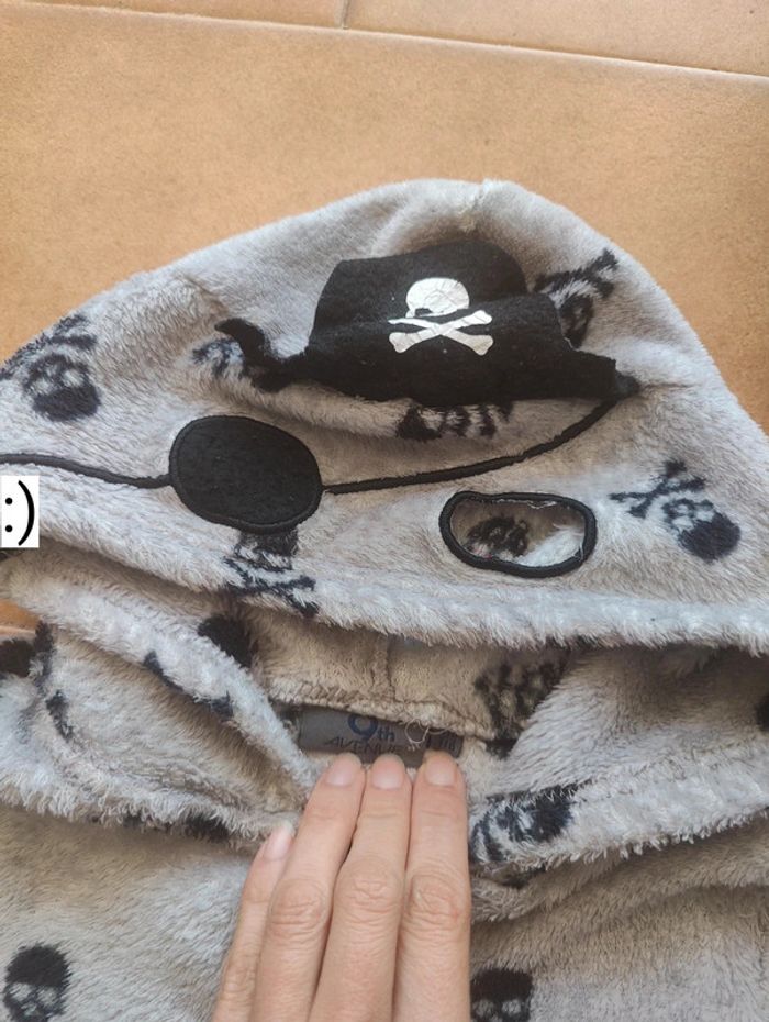 Combinaison velours pirate - 5/6 ans - photo numéro 4
