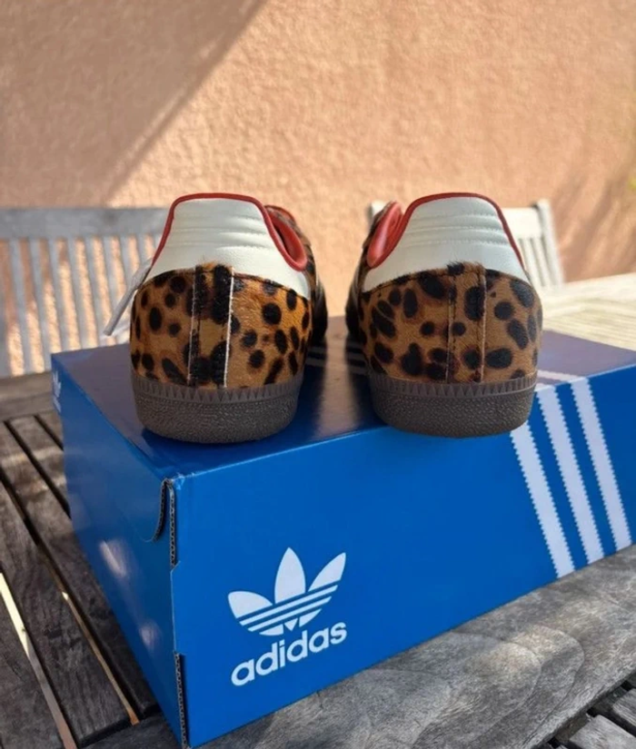Adidas Samba Preloved Léopard Rouge 36 - photo numéro 3
