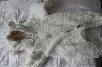 Combipilote sherpa blanc h&m