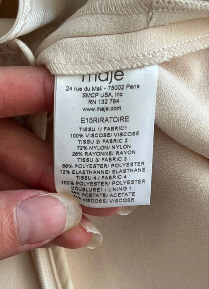 Robe rose pâle élégante Maje - photo numéro 8