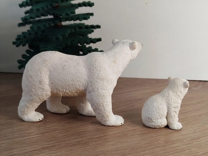 Schleich ours et ourson polaire Figurine Animal de la banquise - photo numéro 2
