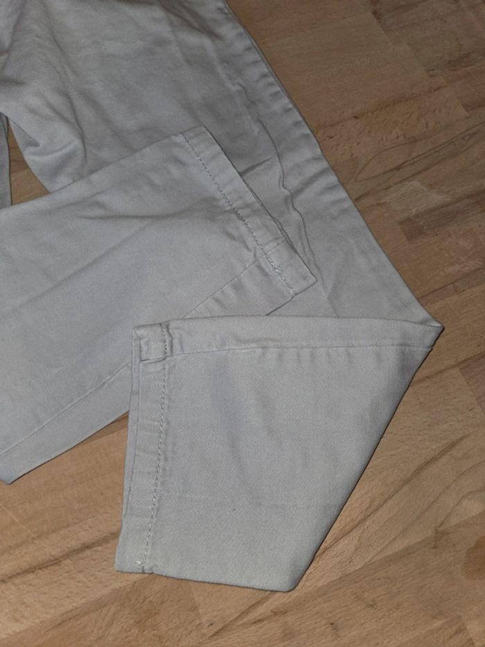 Pantalon type chino blanc taille 6 ans - photo numéro 6