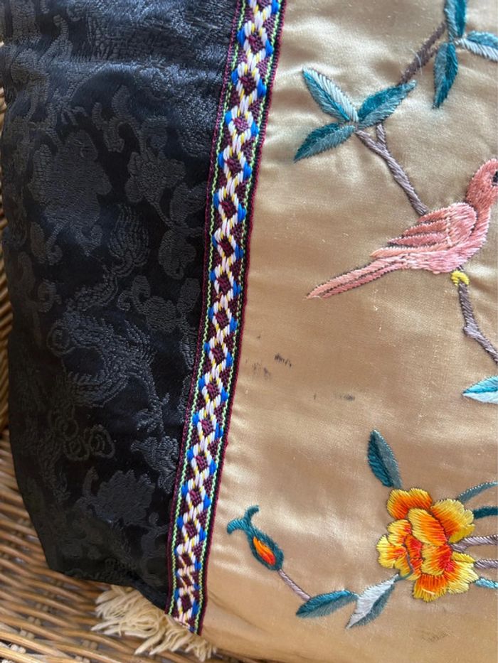 Sac en tissu à motif japonais/chinois - en très bon état - photo numéro 3