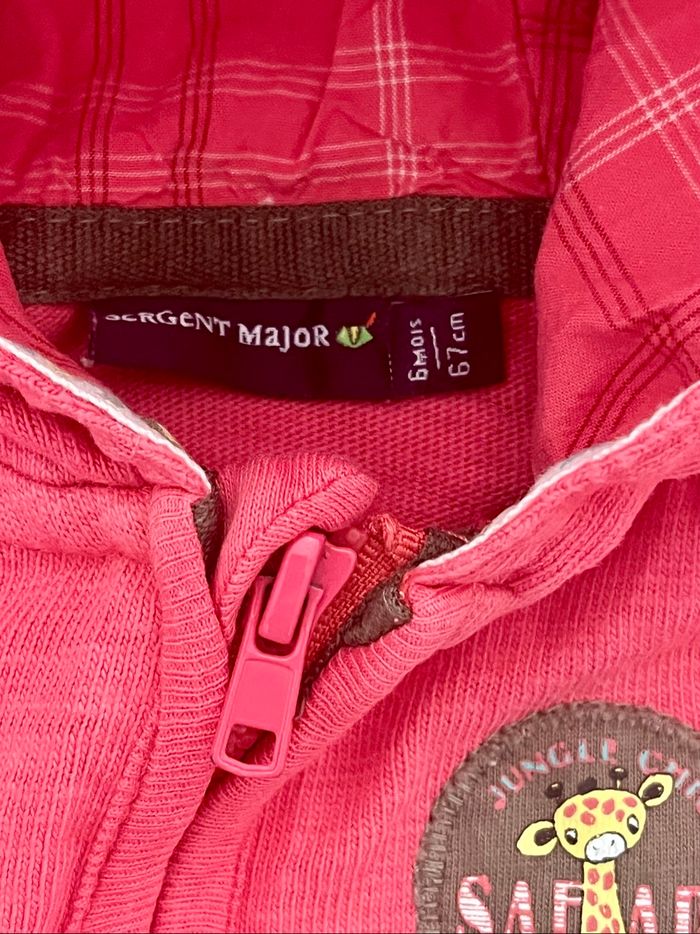 Gilet à capuche zippé sergent Major - photo numéro 3