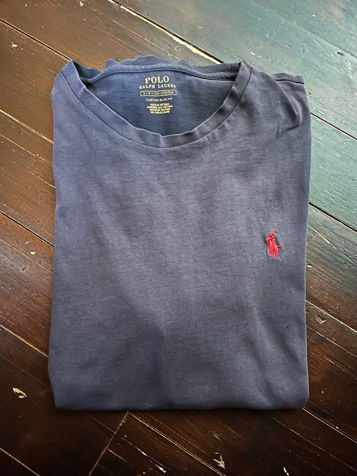 T-shirt Ralph Lauren S Bleu marine - photo numéro 3