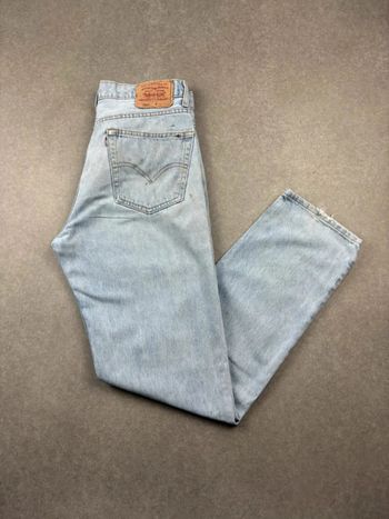 Jean pantalon coupe droite 504 levis bleu W36 L32