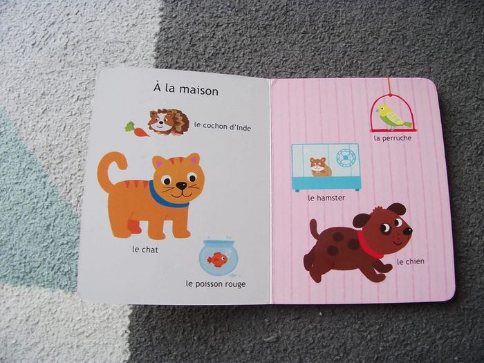 Livre cartonné mon premier imagier Les animaux - photo numéro 4