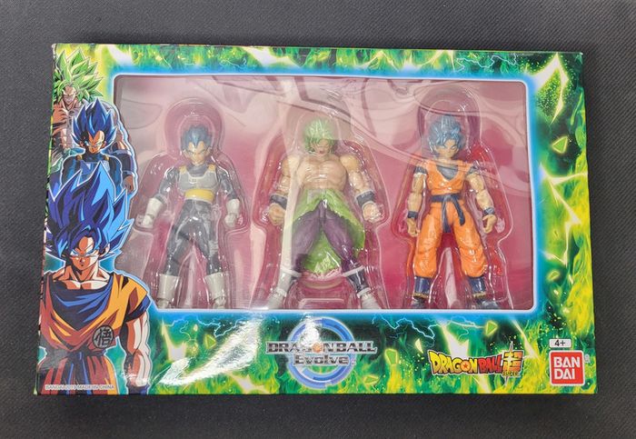 Figurines Dragon Ball Evolve Action Figures Triple Pack Dragon Ball Super Bandai - photo numéro 2
