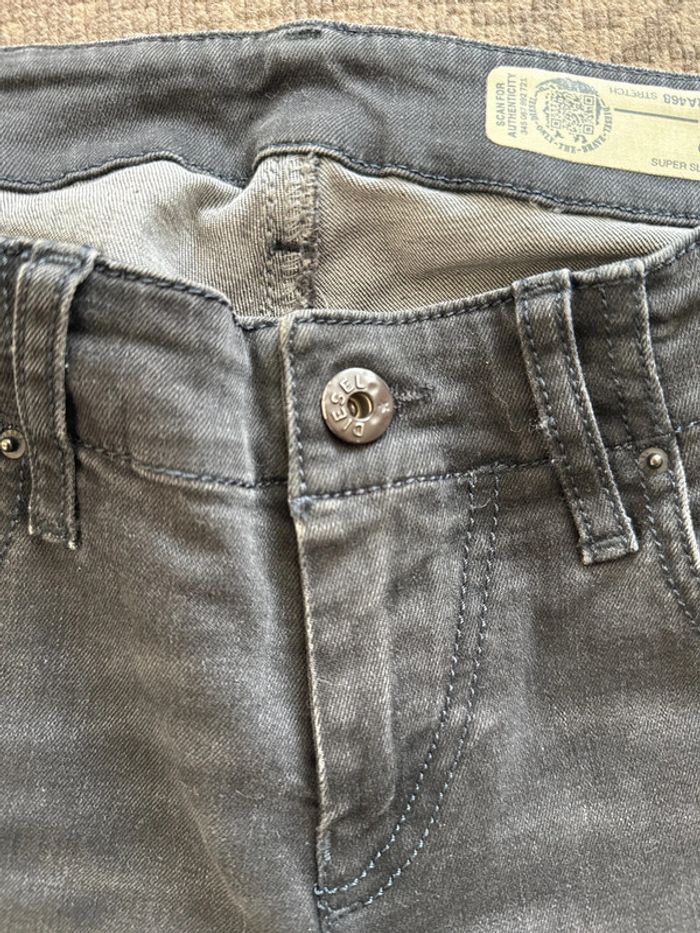 Jean slim noir Diesel Femme – W25 L30 – Bon état - photo numéro 5
