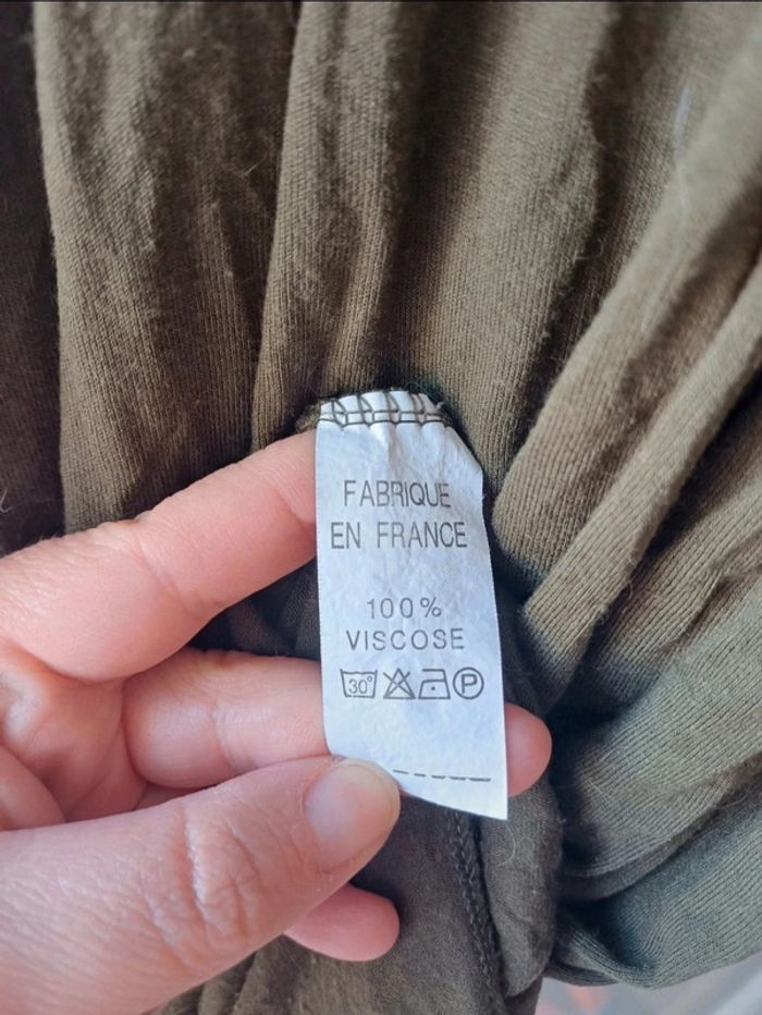 Robe longue kaki. Taille 38 - photo numéro 3