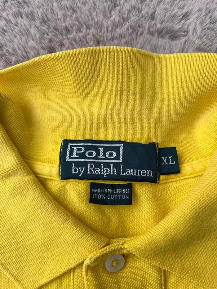 Polo Ralph Lauren Jaune Homme - XL - photo numéro 2