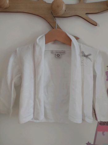 Gilet lulu castagnette"12mois"