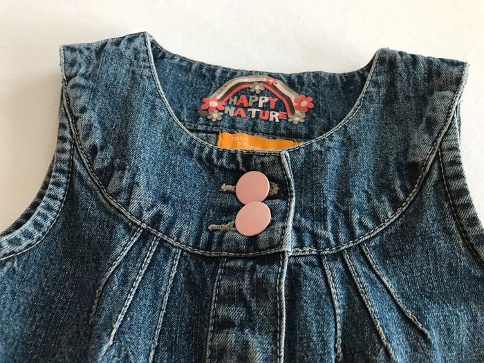 Robe en jean's sans manche - photo numéro 3