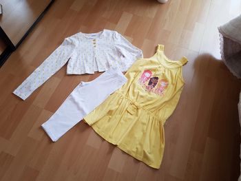 Ensemble robe legging gilet verbaudet 8ans neuf