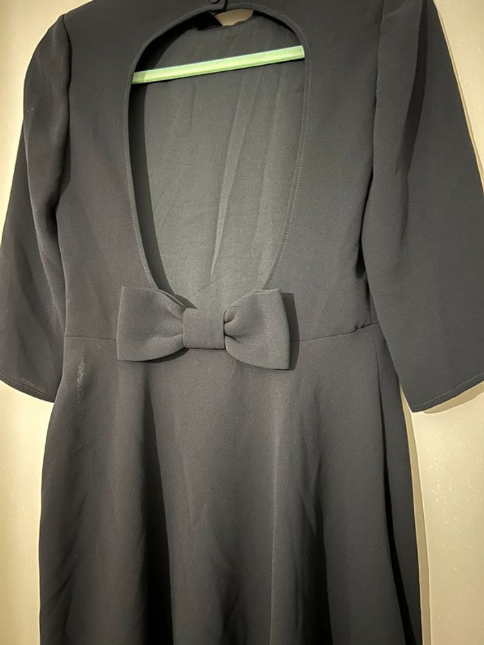 Robe Claudie Pierlot dos nu bleu marine neuve - photo numéro 5