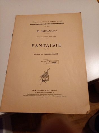Fantaisie op 17 de Schumann-piano