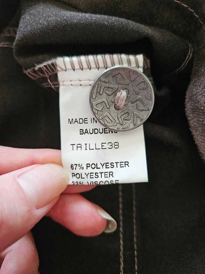Veste marron taille 38 Depeche Mode - photo numéro 4