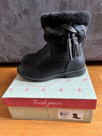 Bottine noire Besson T 34