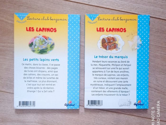 Lot de 2 livres Les lapinos - photo numéro 2