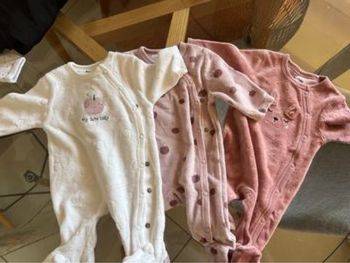 Lot pyjama velours fille