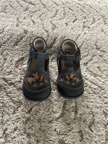 Sandale chaussure fille à scratch