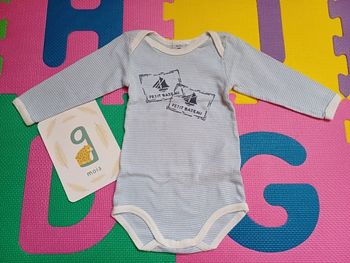 Body petit bateau 9 mois
