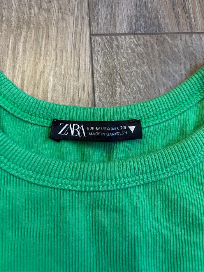 Top Zara vert - photo numéro 2