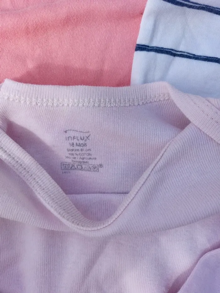 Lot 18 mois bodies pyjama grenouillère velours - photo numéro 3