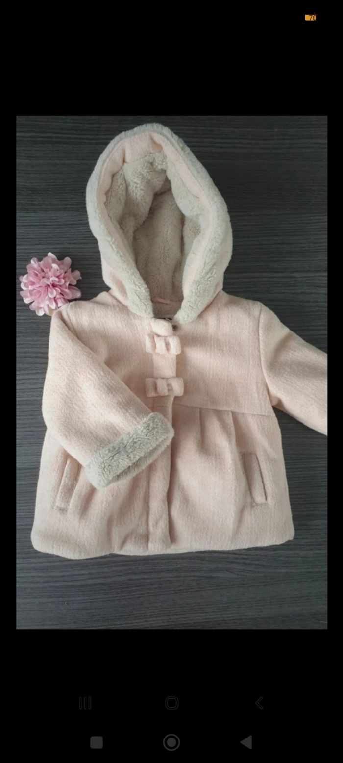 Manteau rose clair TAO