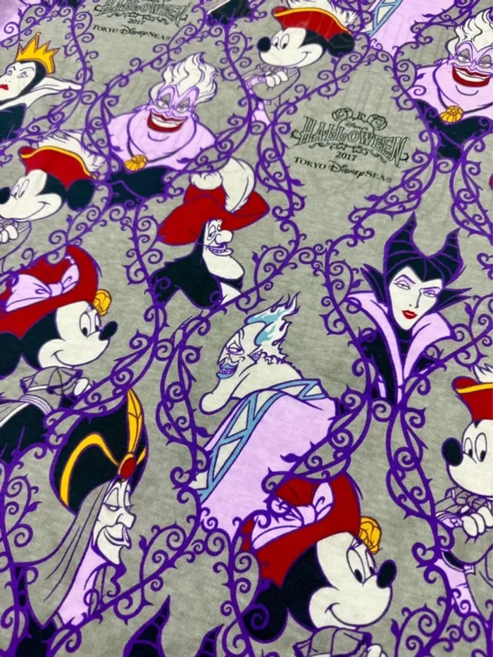 T-shirt Disney Halloween vilains Tokyo Disneyland unisexe - photo numéro 2