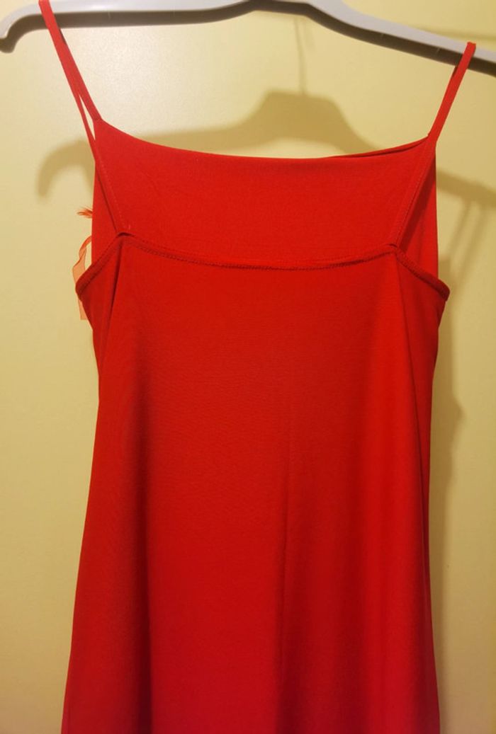 Robe rouge et sa broche - photo numéro 7