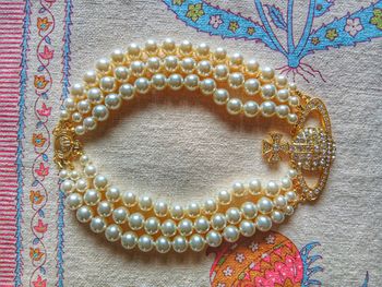 collier vivienne westood triple perle or