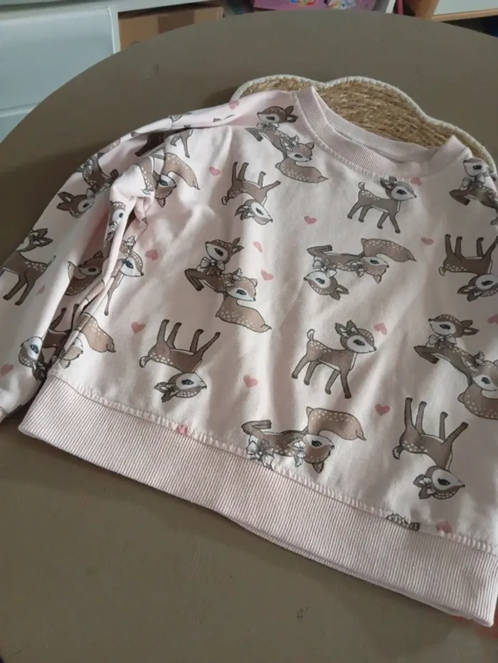 Pull faon 6/7 ans