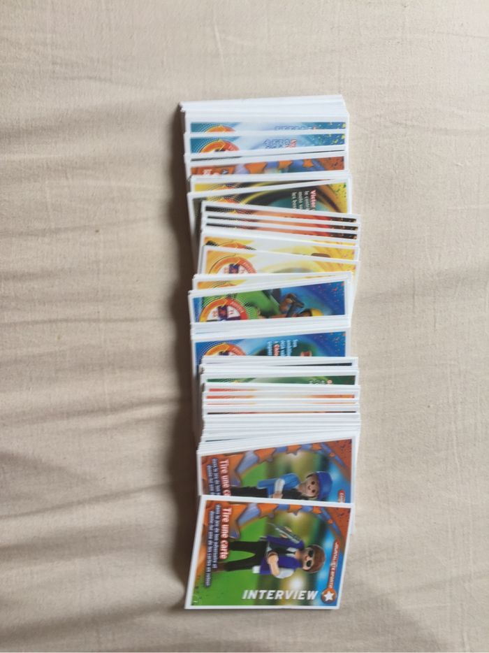 Lot complet cartes playmobil carrefour - photo numéro 3
