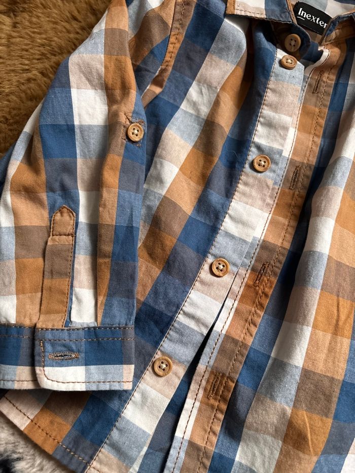 Ensemble chemise + tee shirt dinosaures IN Extenso t.12m - photo numéro 6