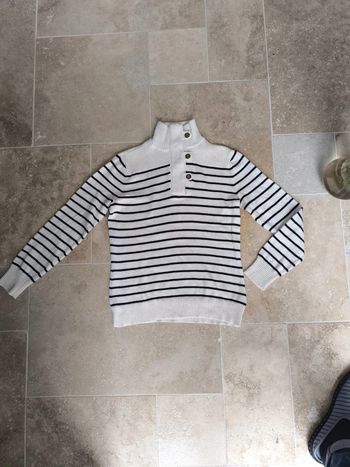 Pull-over coton col boutonné femme Lauren Ralph Lauren taille M