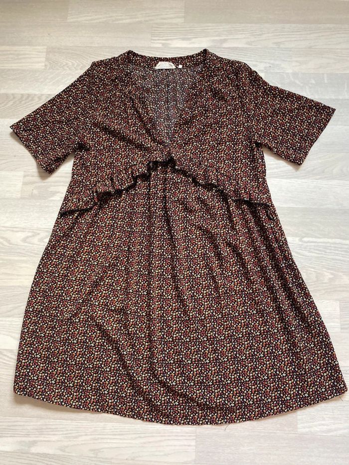 Robe noire et coloré à volants Cherry paris - photo numéro 2