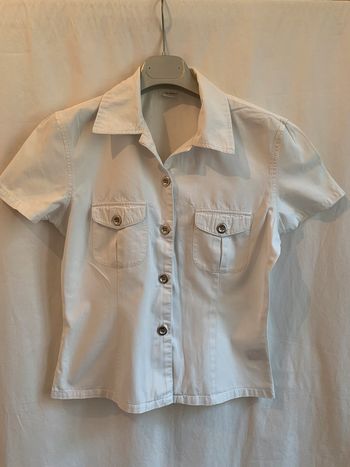 Chemise blanche manches courtes