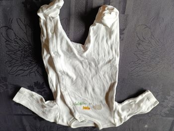 Pyjama crème, Kiabi, 1 mois 