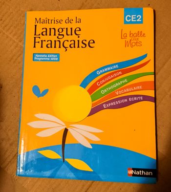 Livre scolaire Maîtrise de la langue française ce2
