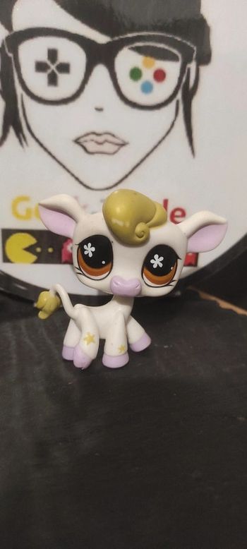 My Littest Petshop Pet Shop LPS hasbro Vache Cow 783