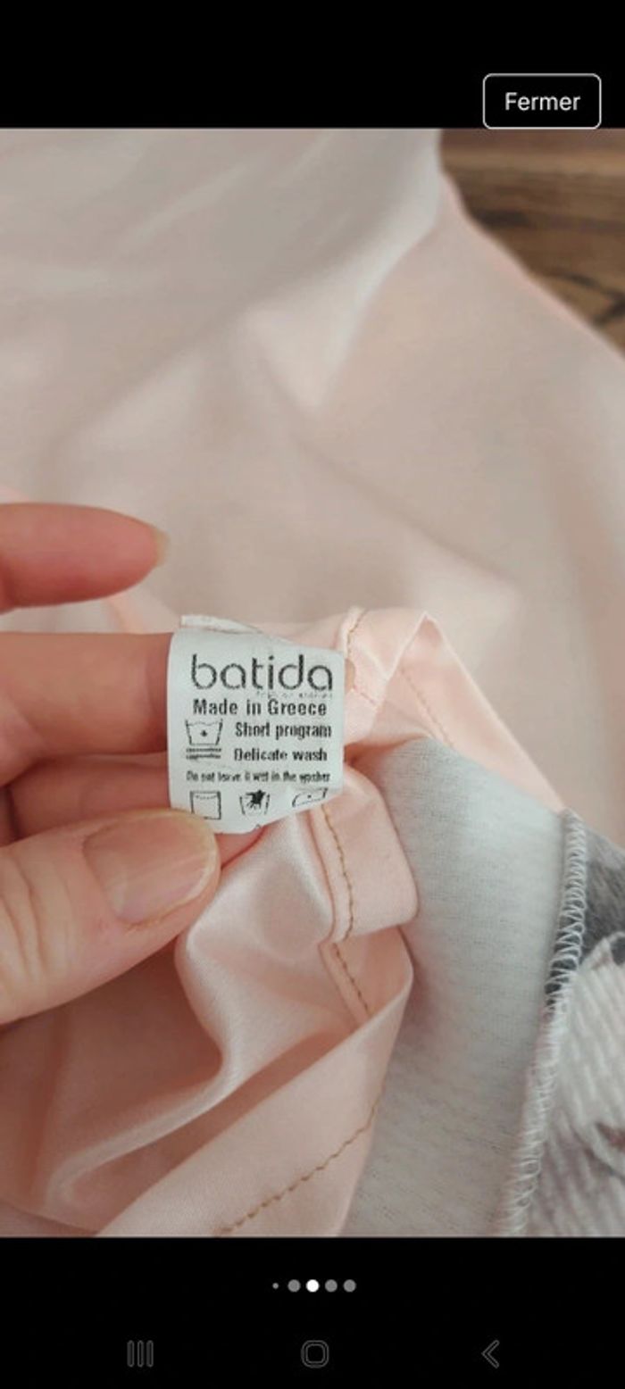 Robe Batida fond rose taille 1 (36) - photo numéro 16