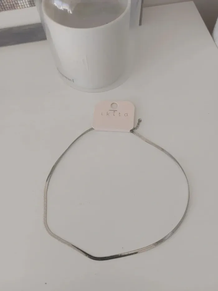 Collier acier inoxydable maille serpent Ikita - photo numéro 3